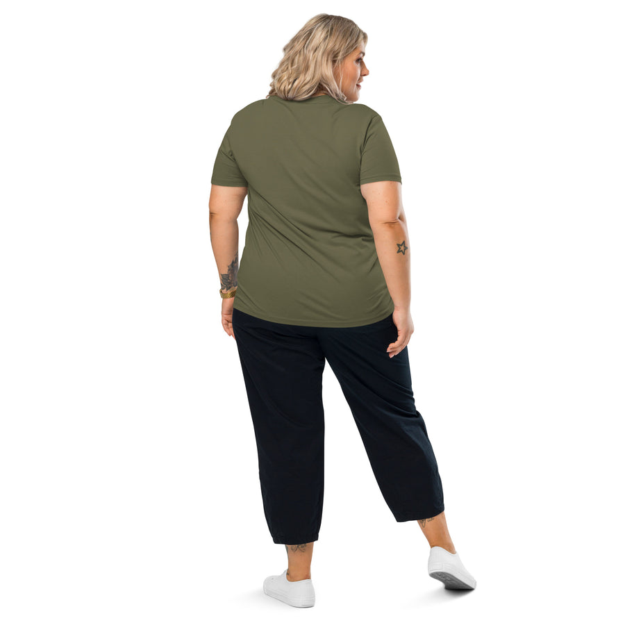 What Happens in Hardaway Stays in Hardaway Tee - Union Springs Alabama Southern hometown t-shirt in Khaki, back view