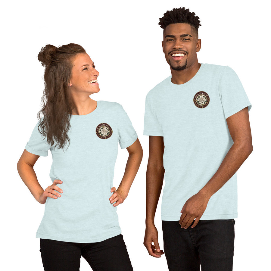 Don't Be a Salty Heifer Tee - sassy Southern sayings t-shirt in Ice Blue, front view