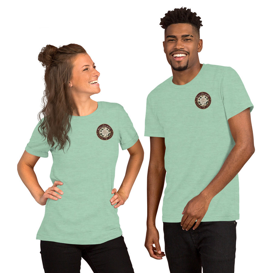 Don't Be a Salty Heifer Tee - sassy Southern sayings t-shirt in Heather Prism Mint, front view